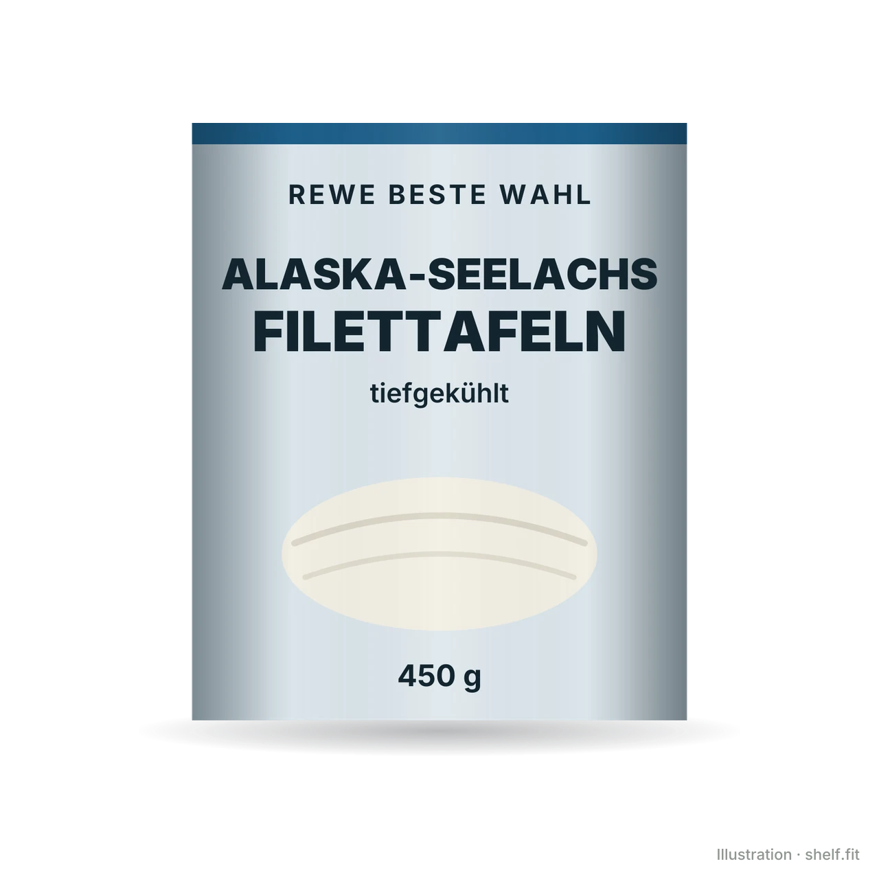 Illustration: Alaska-Seelachs Filettafeln