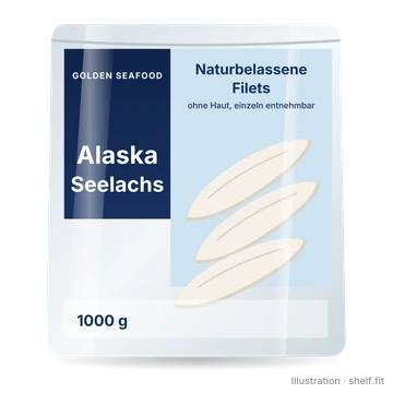 Illustration: Alaska-Seelachsfilets