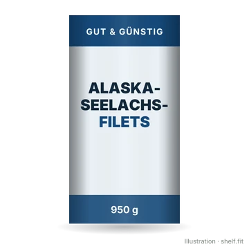 Illustration: Alaska-Seelachsfilets