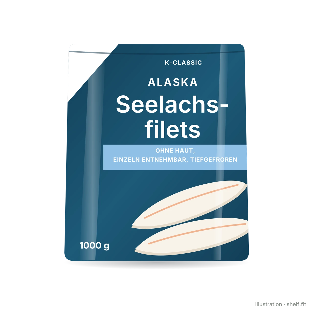 Illustration: Alaska Seelachsfilets