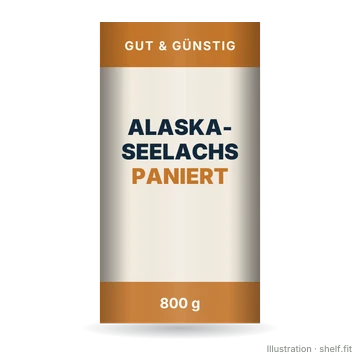 Illustration: Alaska-Seelachsfilets paniert