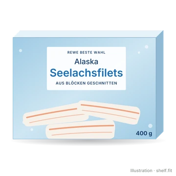 Illustration: Alaska Seelachsfilets