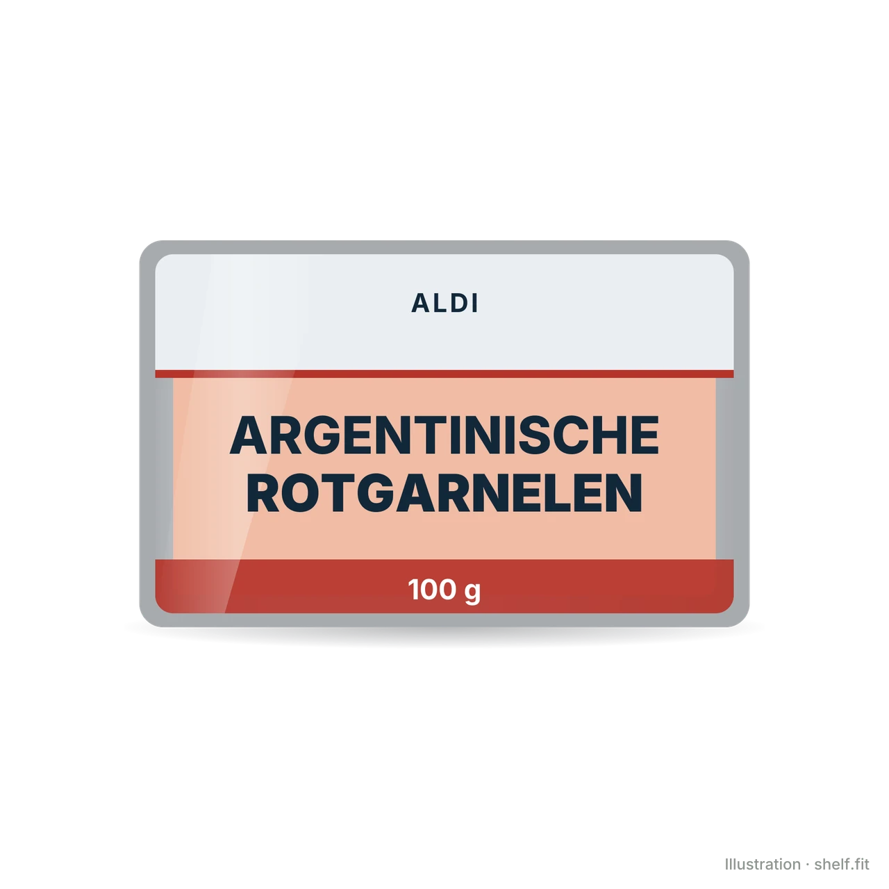 Illustration: Argentinische Rotgarnelen