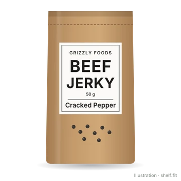 Illustration: Beef Jerky Cracked Pepper
