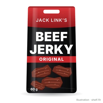 Illustration: Beutel Jack Link's Beef Jerky Original, 60 g