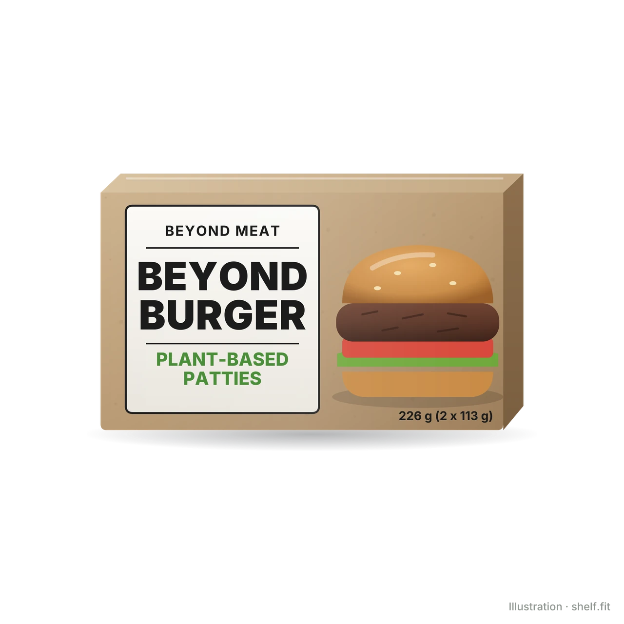 Illustration: Beyond Burger Original pack, 226 g (2x113 g)