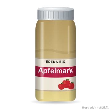 Illustration: EDEKA Bio Bio Apfelmark, 700-g-Glas
