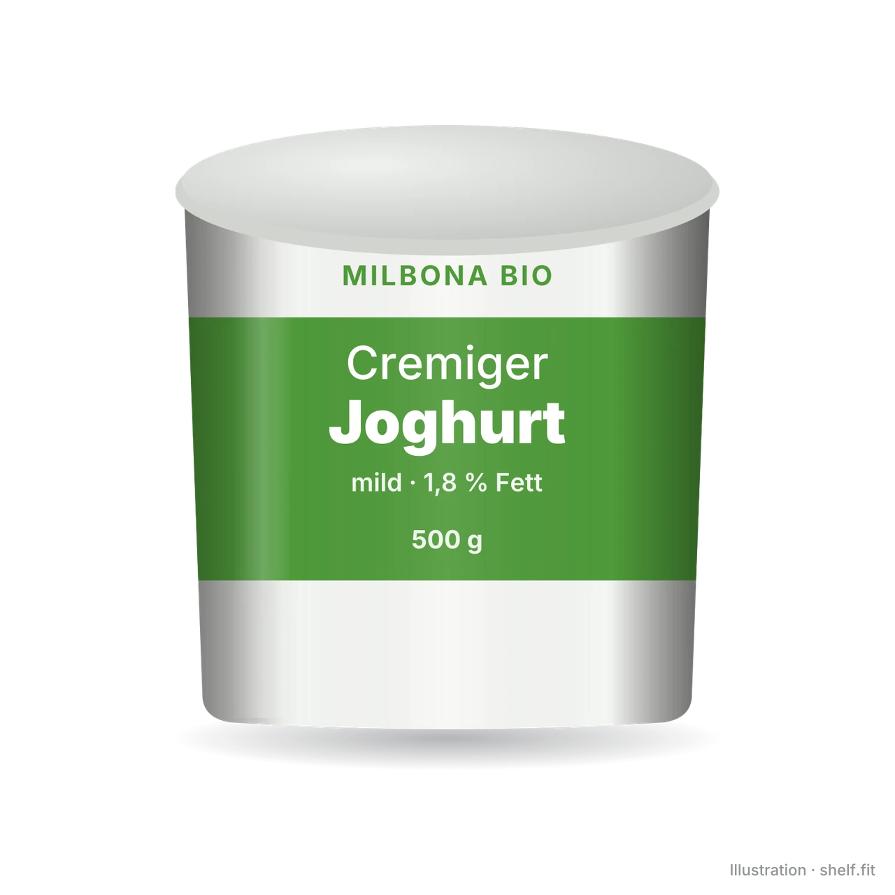 Illustration: Bio Cremiger Joghurt mild 1,8 % Fett