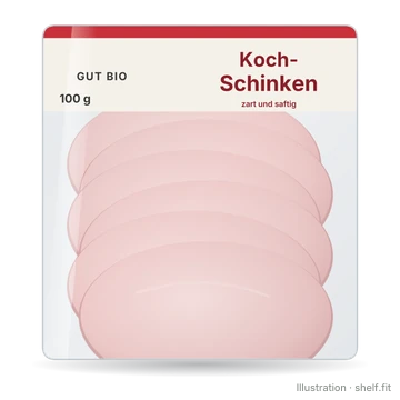 Illustration: Bio-Kochschinken, zart und saftig