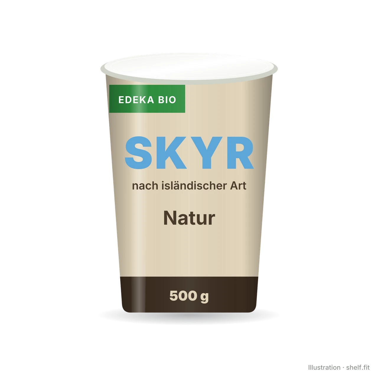 Illustration: Skyr nach isländischer Art Natur