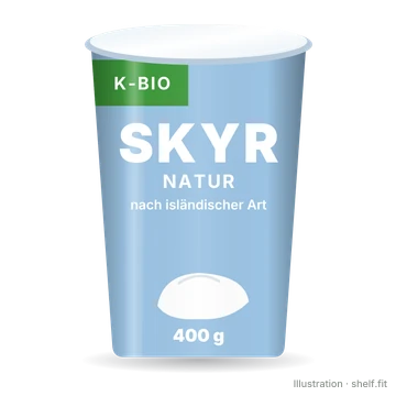 Illustration: Skyr Natur nach isländischer Art
