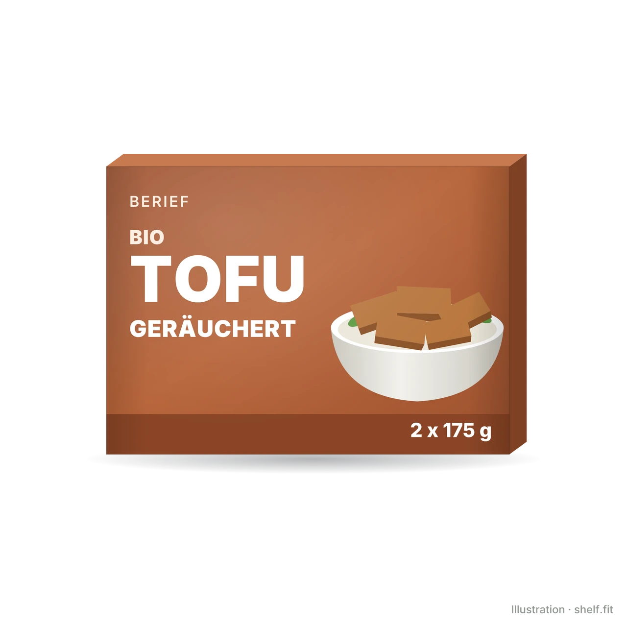 Illustration: Bio Tofu geräuchert