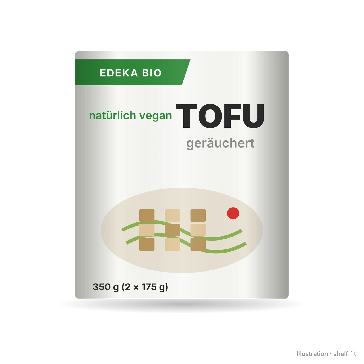 Illustration: Bio Tofu geräuchert