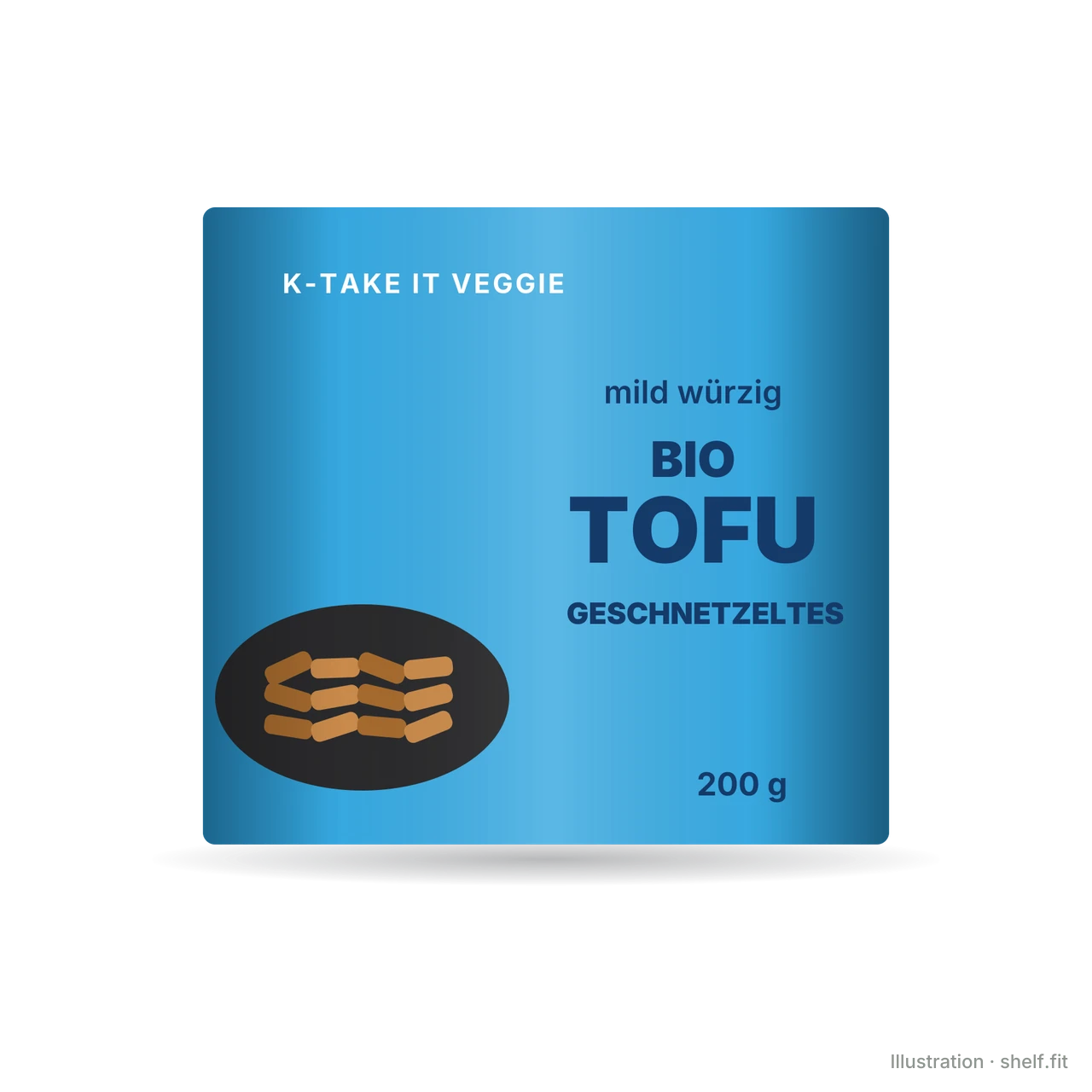 Illustration: Bio Tofu Geschnetzeltes mild würzig