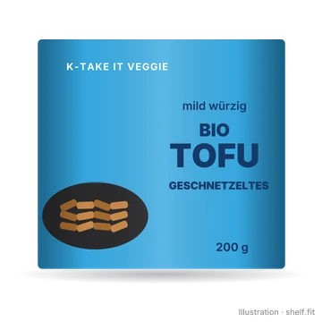 Illustration: Bio Tofu Geschnetzeltes mild würzig