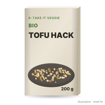 Illustration: Karton K-take it veggie Bio Tofu Hack, 200 g