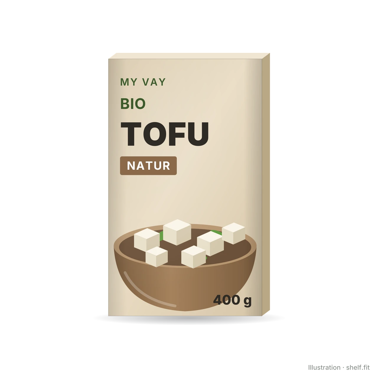 Illustration: Bio-Tofu Natur