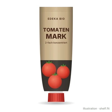 Illustration: Tomatenmark 2-fach konzentriert