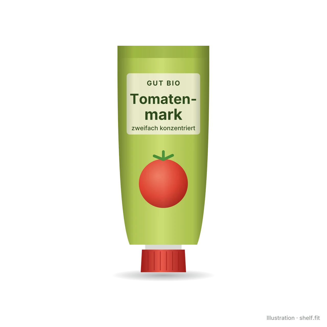 Illustration: Bio-Tomatenmark, zweifach konzentriert