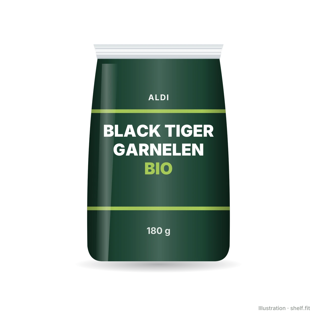 Illustration: Black Tiger Garnelen Bio