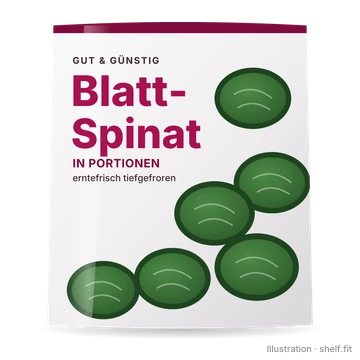 Illustration: Blattspinat