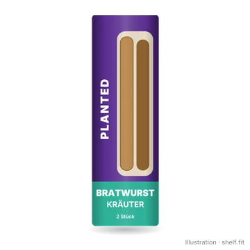 Illustration: planted.bratwurst Kräuter