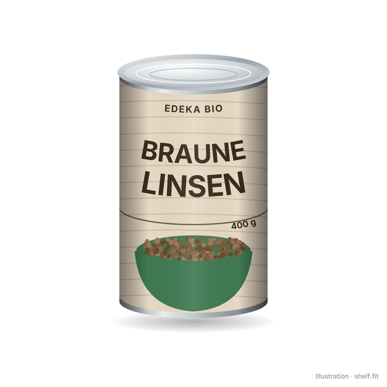 Illustration: Braune Linsen
