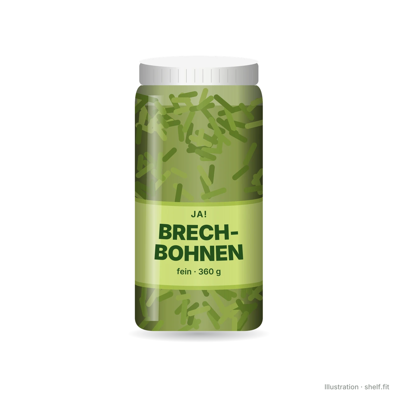 Illustration: Glas ja! Brechbohnen, 360 g