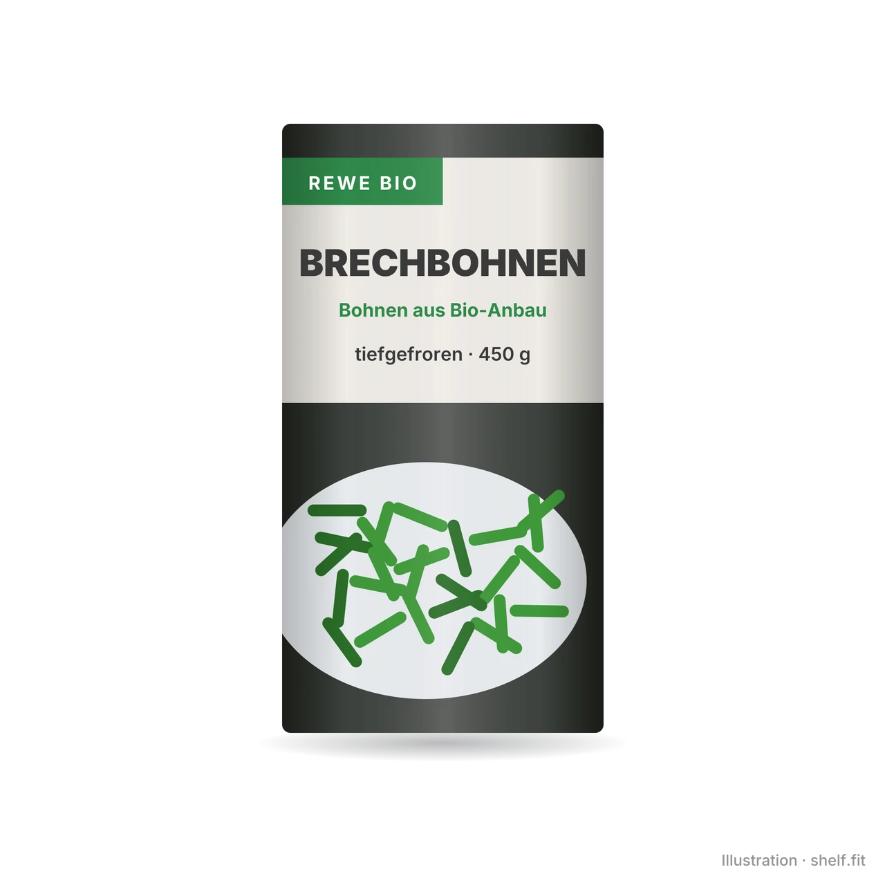 Illustration: Bio Brechbohnen, tiefgefroren