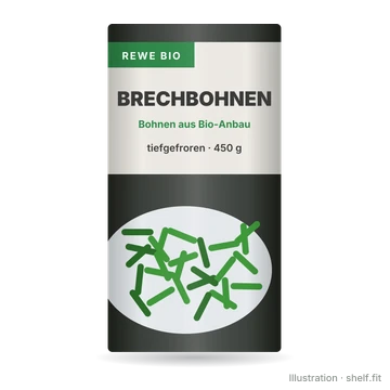 Illustration: Bio Brechbohnen, tiefgefroren