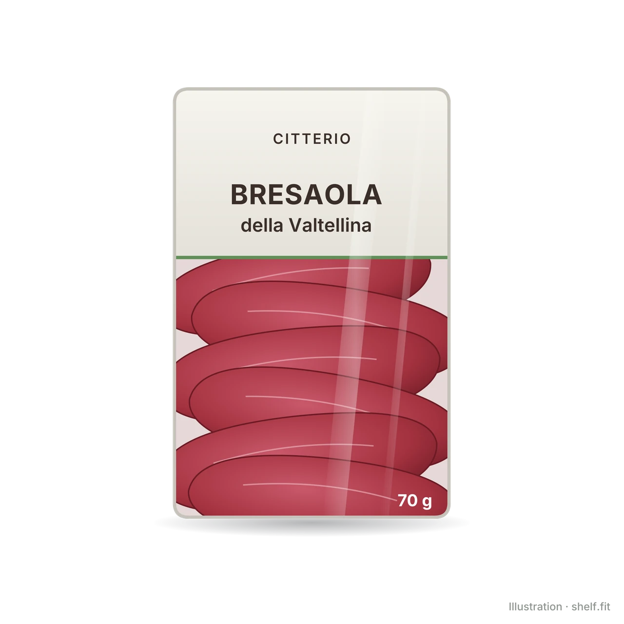 Illustration: Schale Citterio Bresaola della Valtellina, 70 g