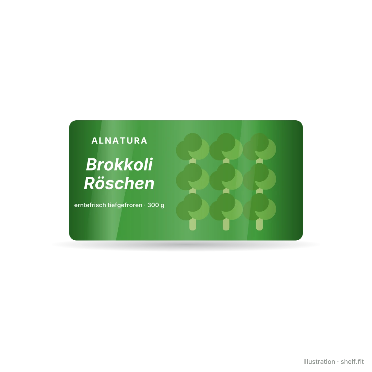 Illustration: Brokkoli Röschen