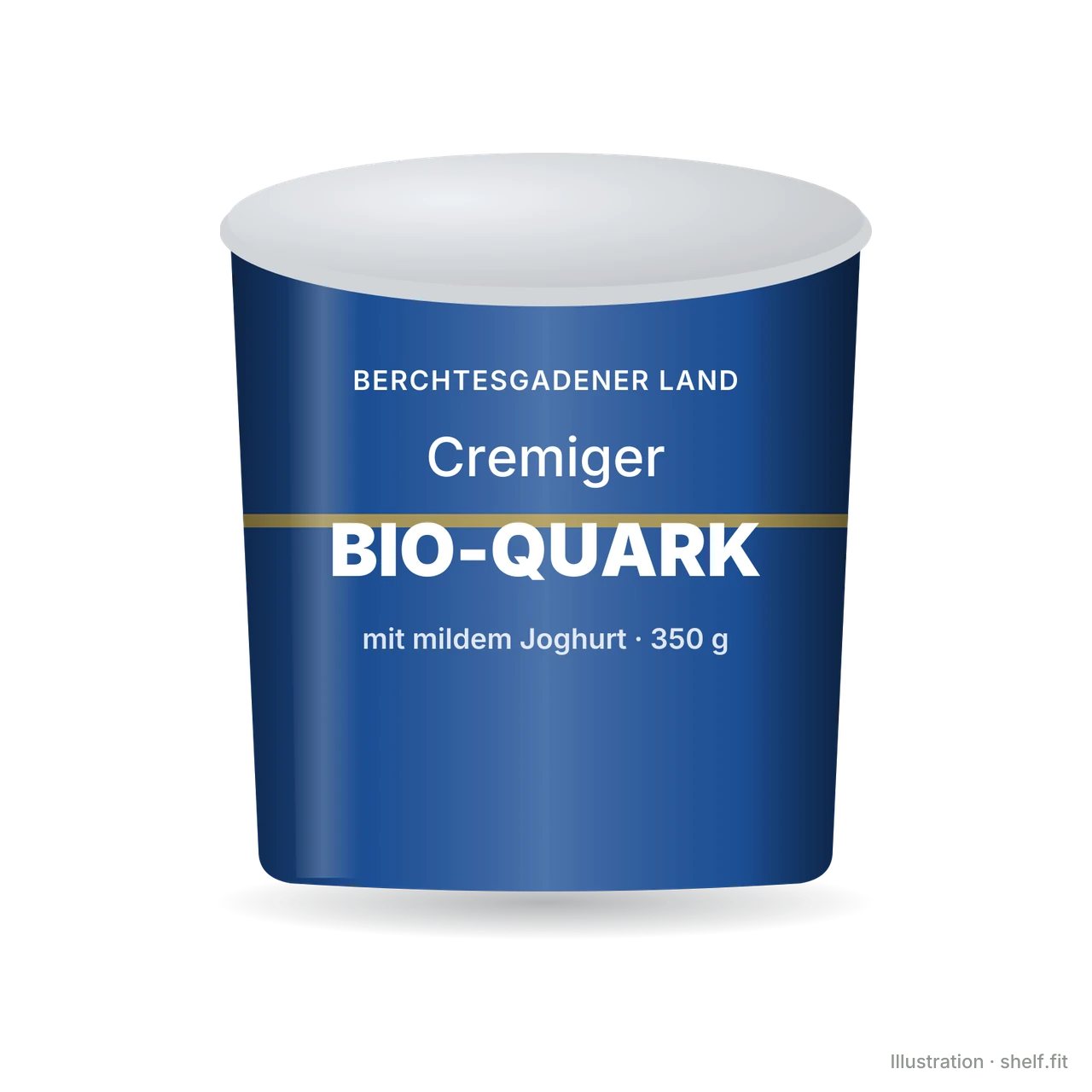 Illustration: Cremiger Bio-Quark mit mildem Joghurt
