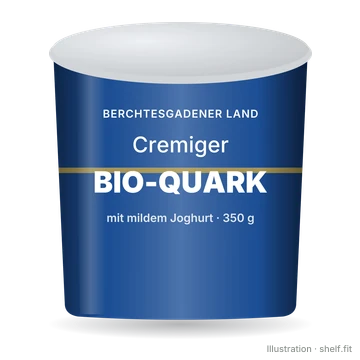 Illustration: Cremiger Bio-Quark mit mildem Joghurt