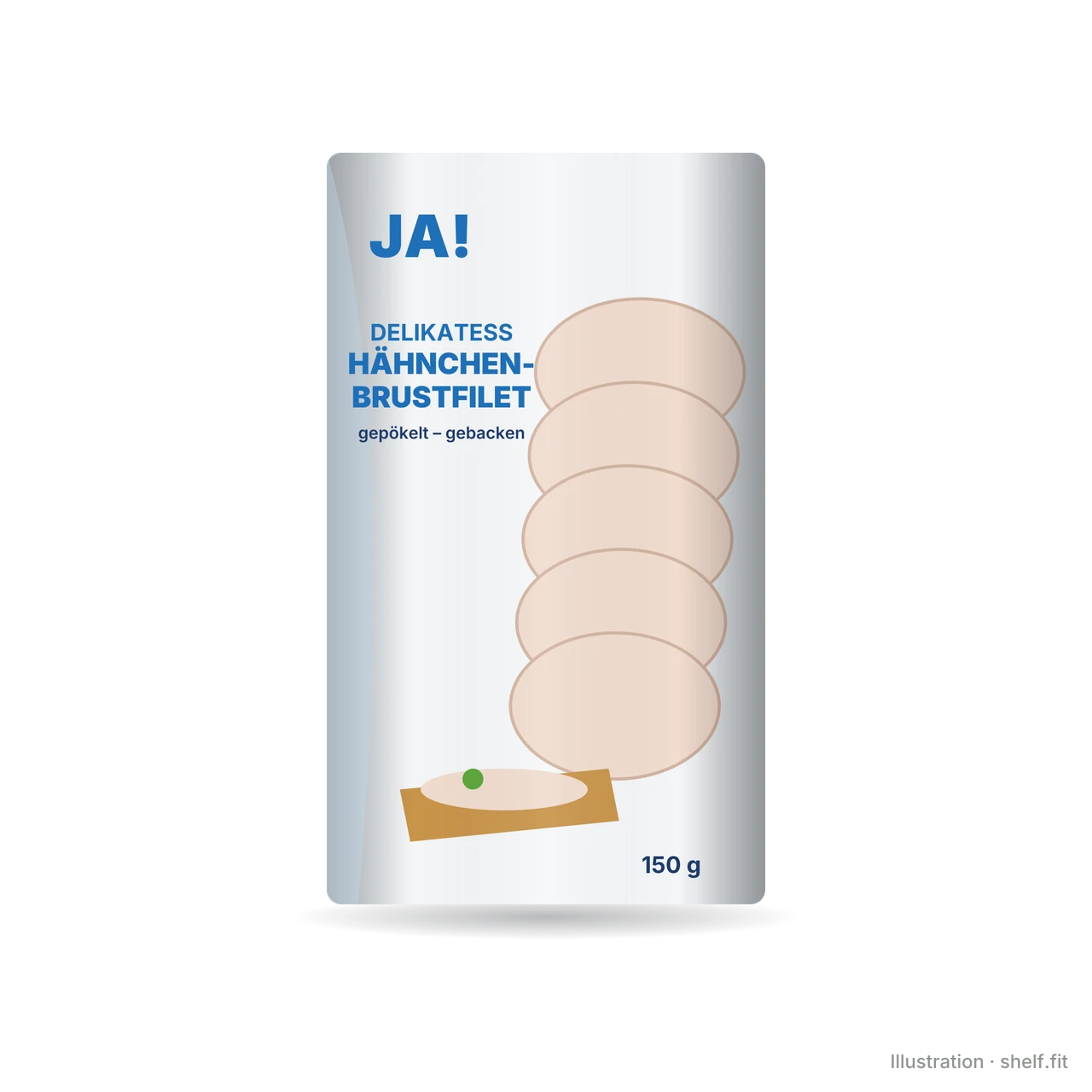 Illustration: Delikatess Hähnchenbrustfilet, 150 g