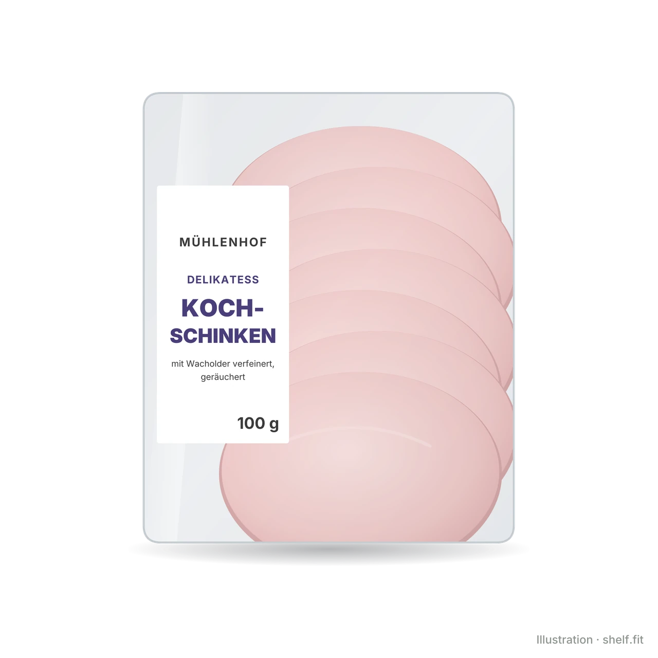 Illustration: Delikatess Koch-Schinken