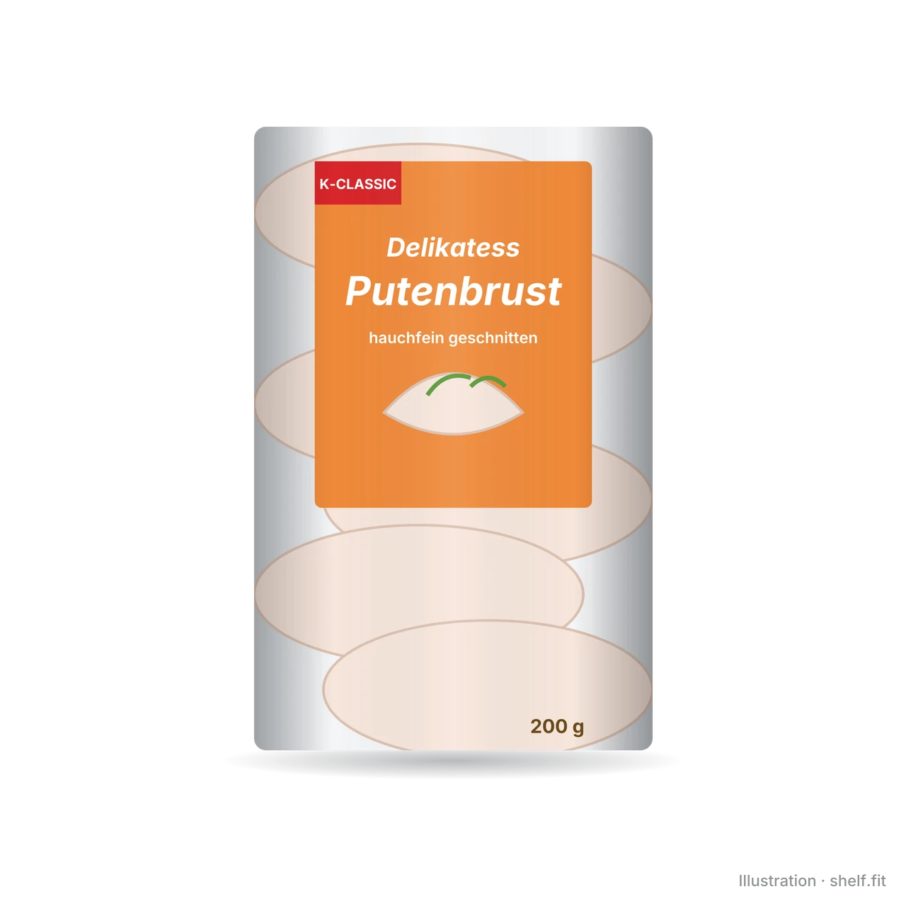 Illustration: Delikatess Putenbrust, 200 g