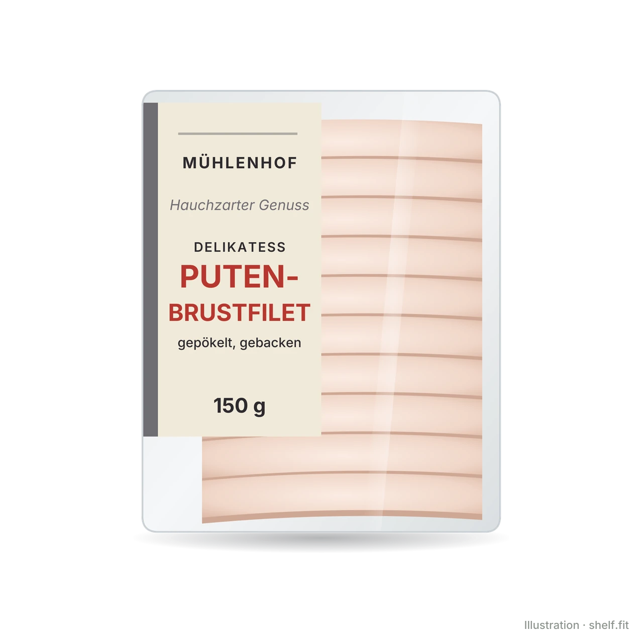 Illustration: Delikatess Putenbrustfilet gebacken, hauchzart