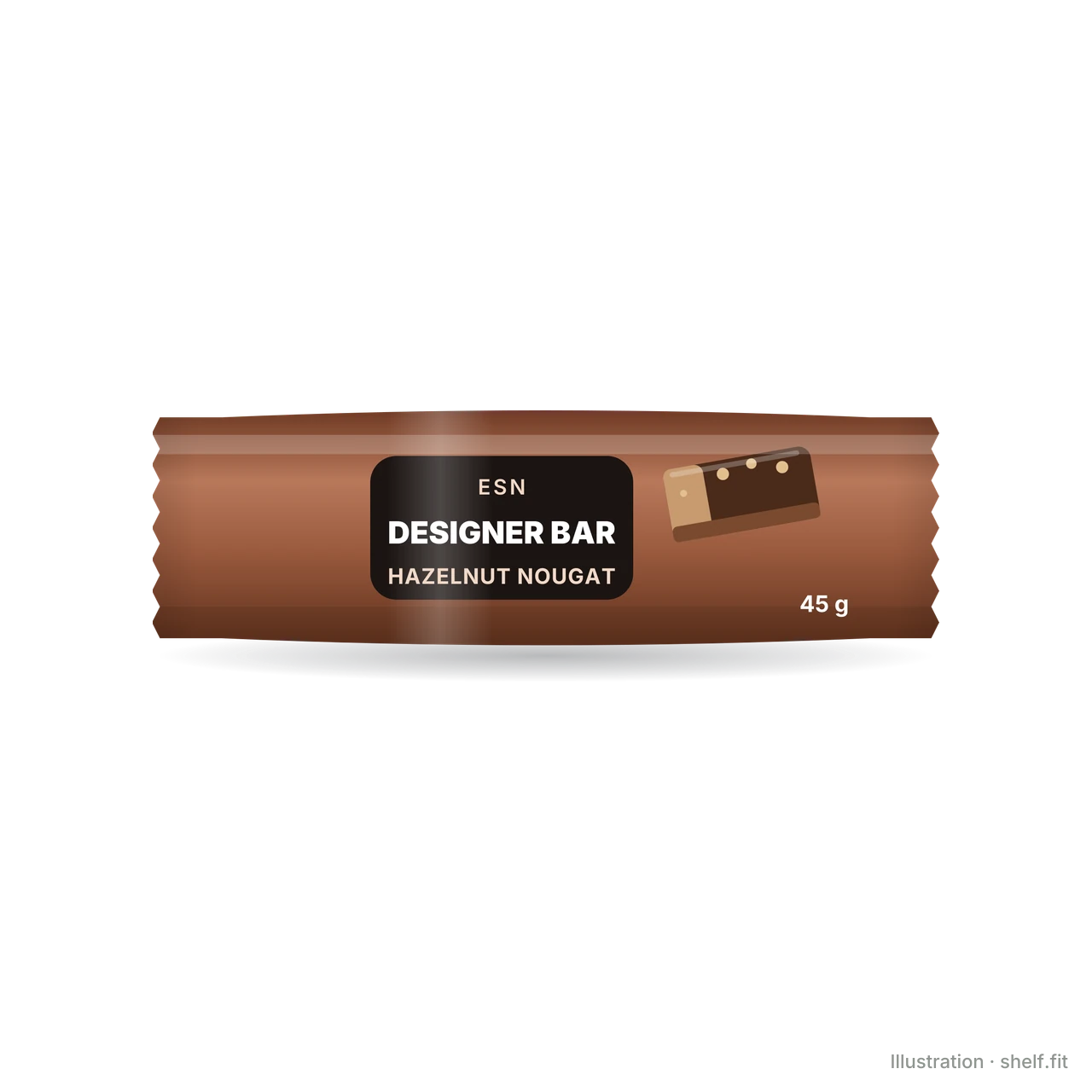 Illustration: Designer Bar Hazelnut Nougat