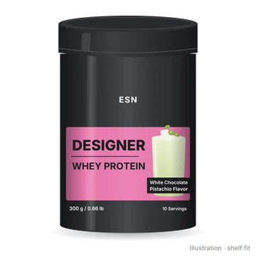 Illustration: Designer Whey Protein White Chocolate Pistachio