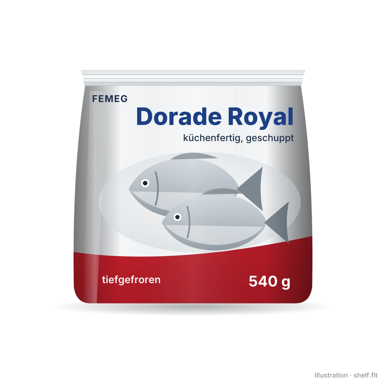 Illustration: Beutel Femeg Dorade Royal, tiefgefroren, 540 g