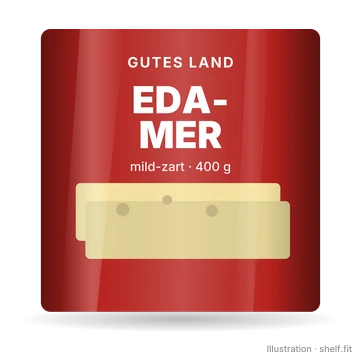 Illustration: Edamer mild-zart, in Scheiben