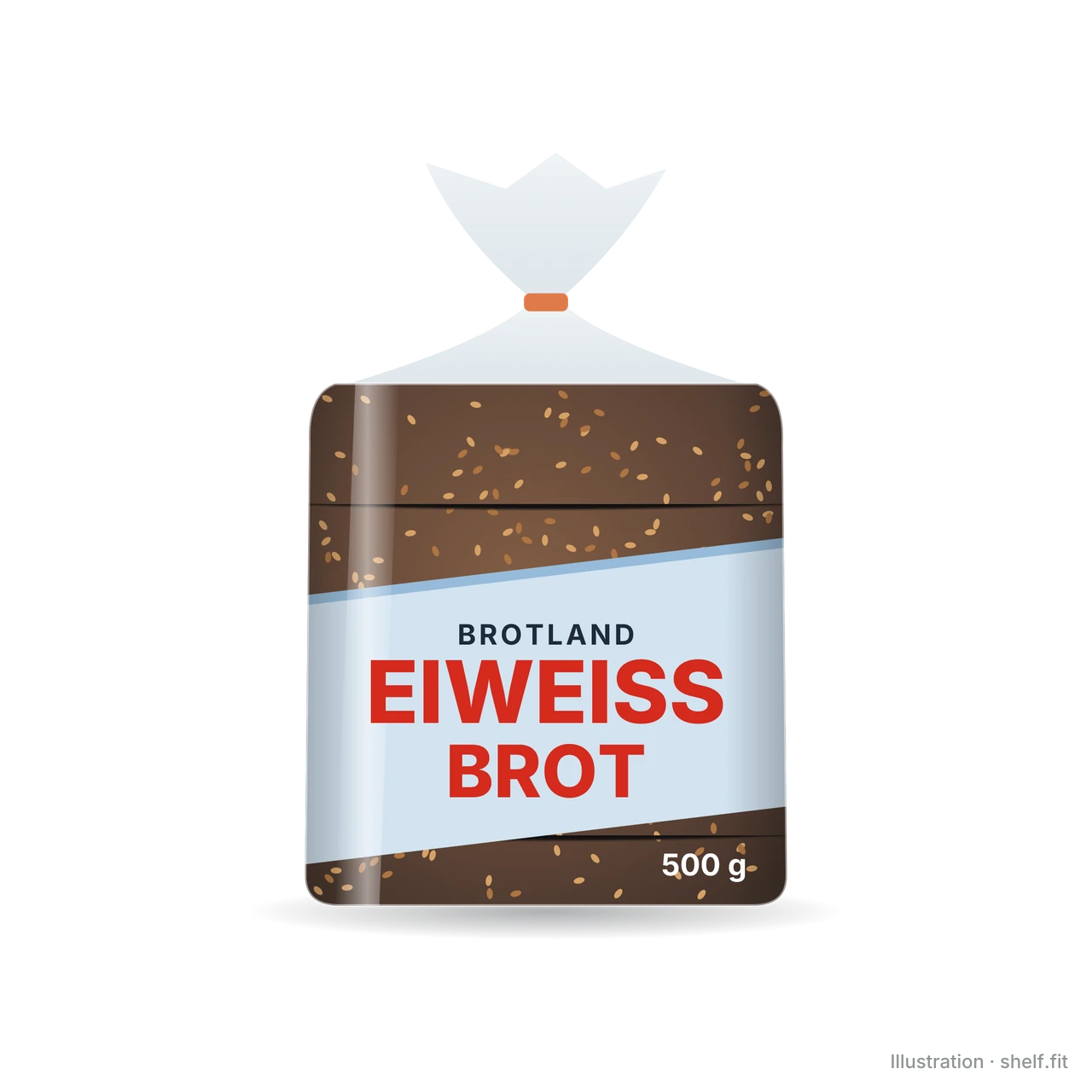Illustration: Eiweißbrot