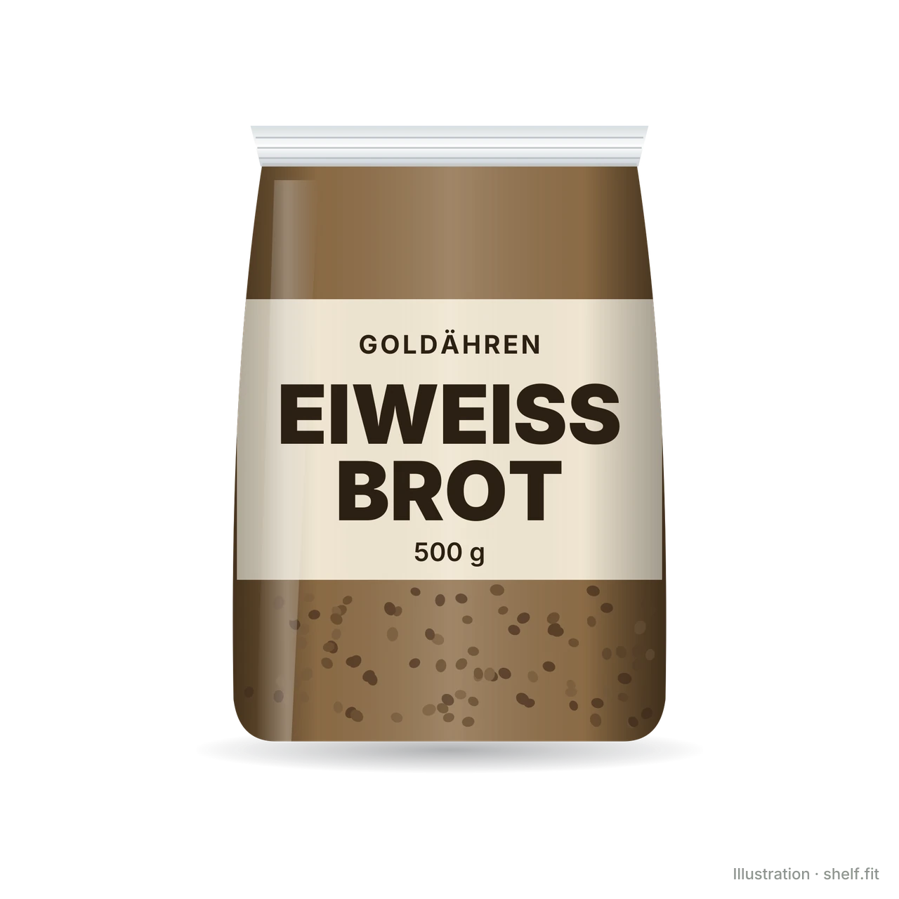 Illustration: Eiweißbrot