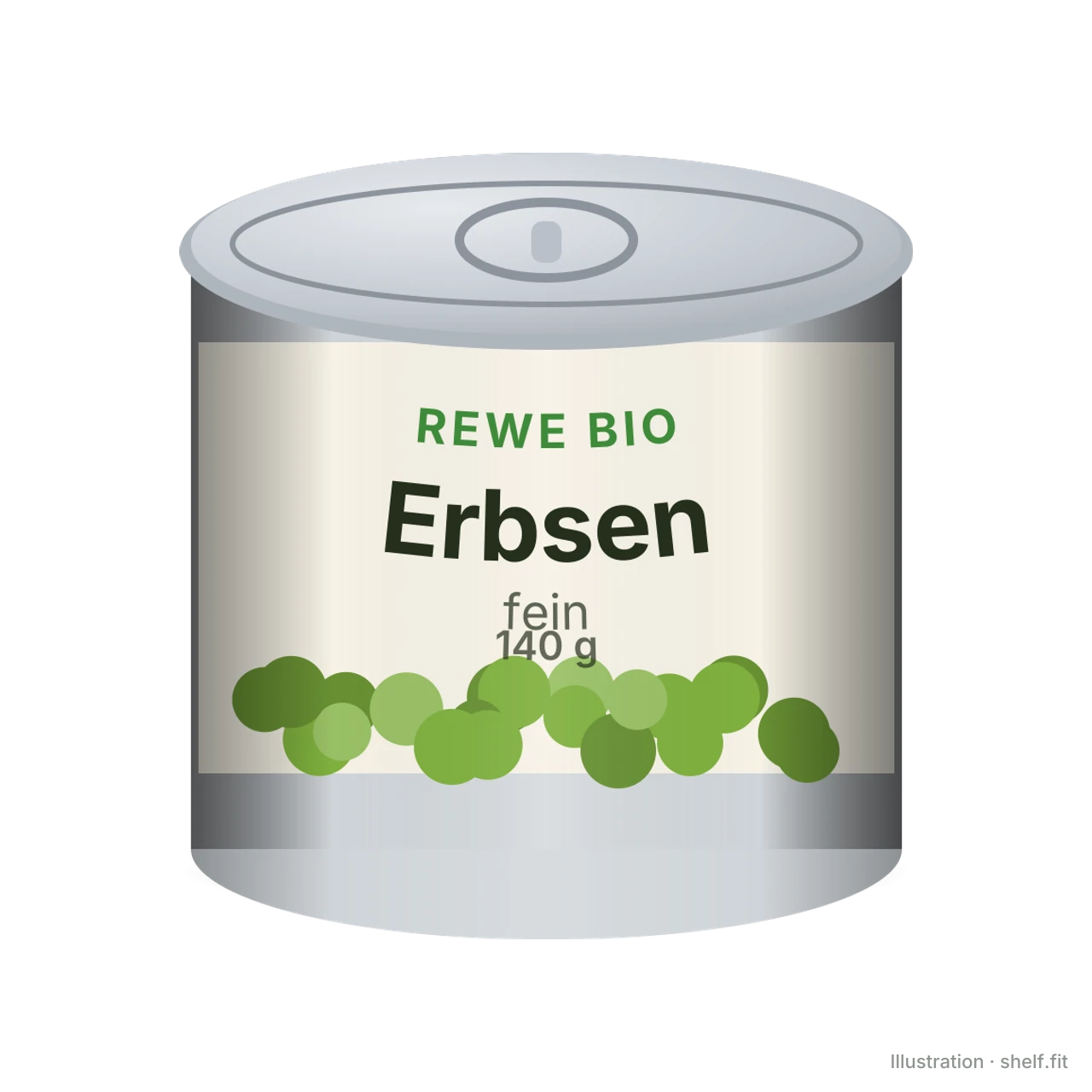 Illustration: Erbsen fein