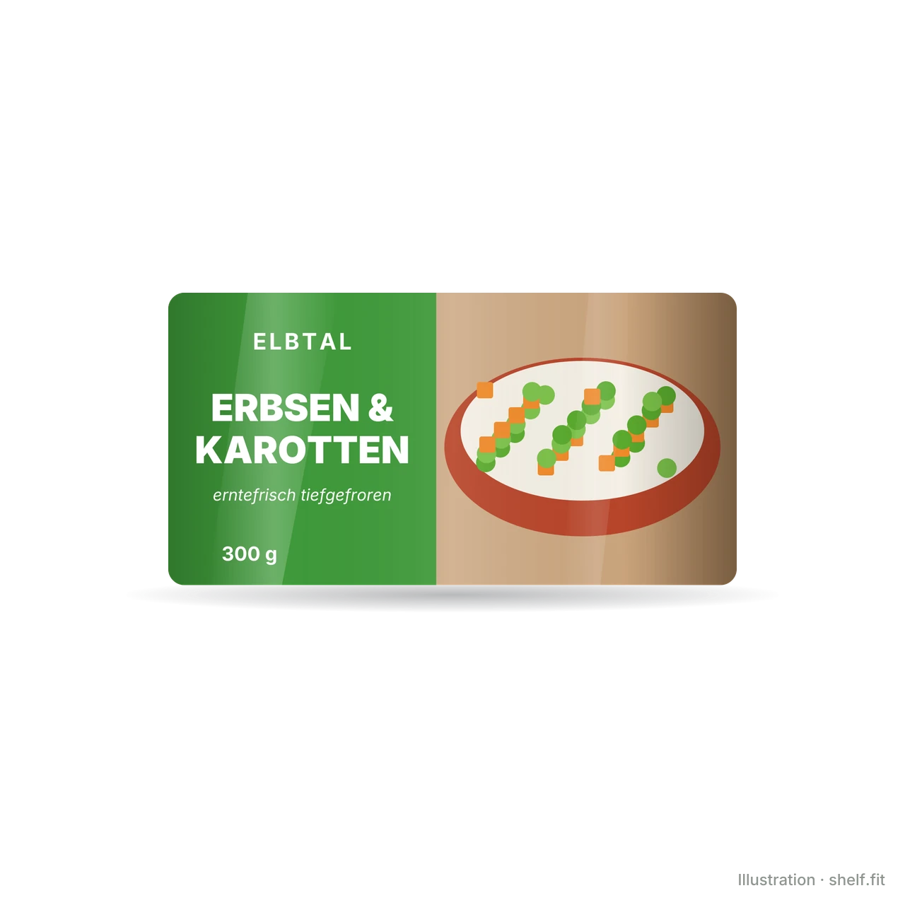 Illustration: Erbsen & Karotten