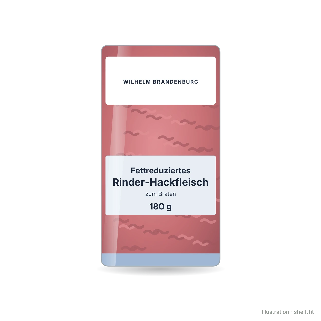 Illustration: Fettreduziertes Rinder-Hackfleisch zum Braten