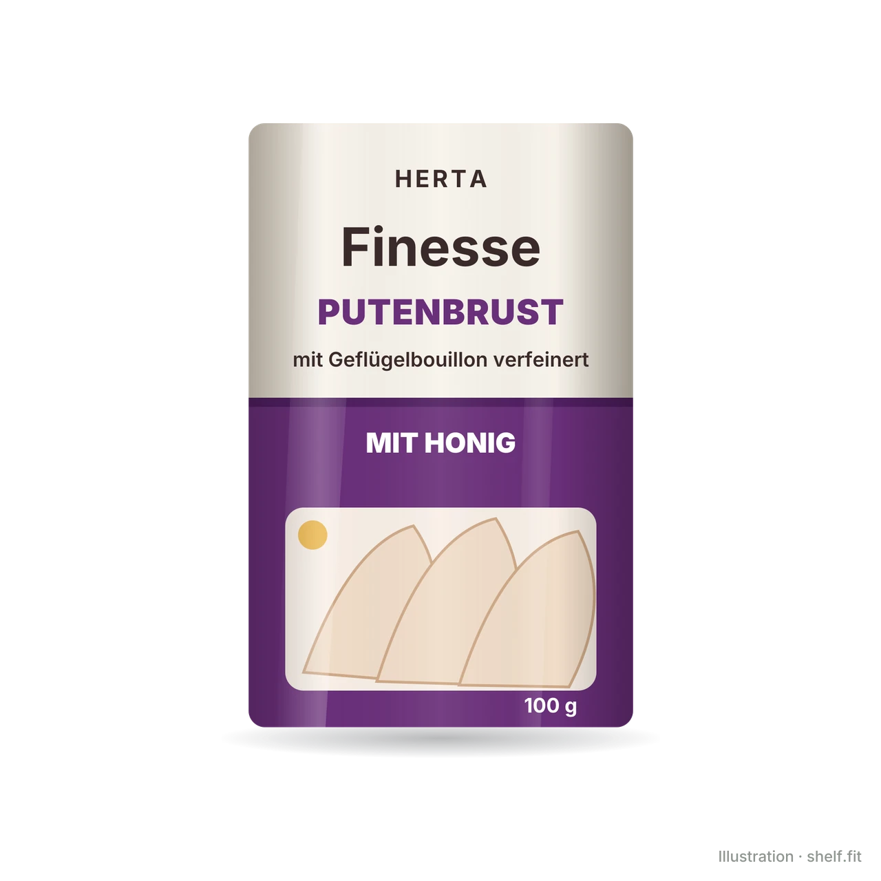 Illustration: Finesse Putenbrust mit Honig