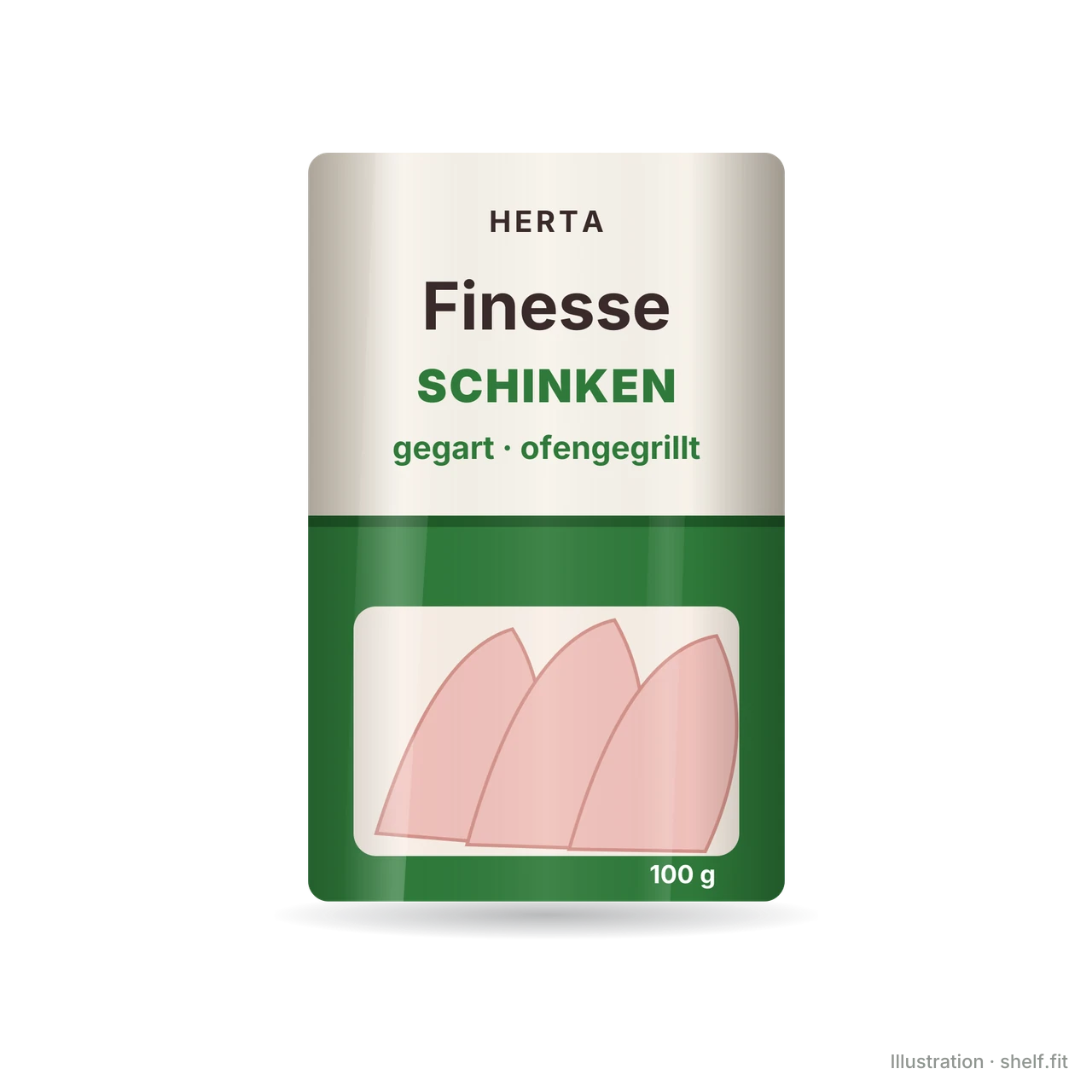 Illustration: Finesse Schinken gegart, ofengegrillt
