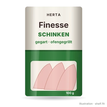 Illustration: Finesse Schinken gegart, ofengegrillt